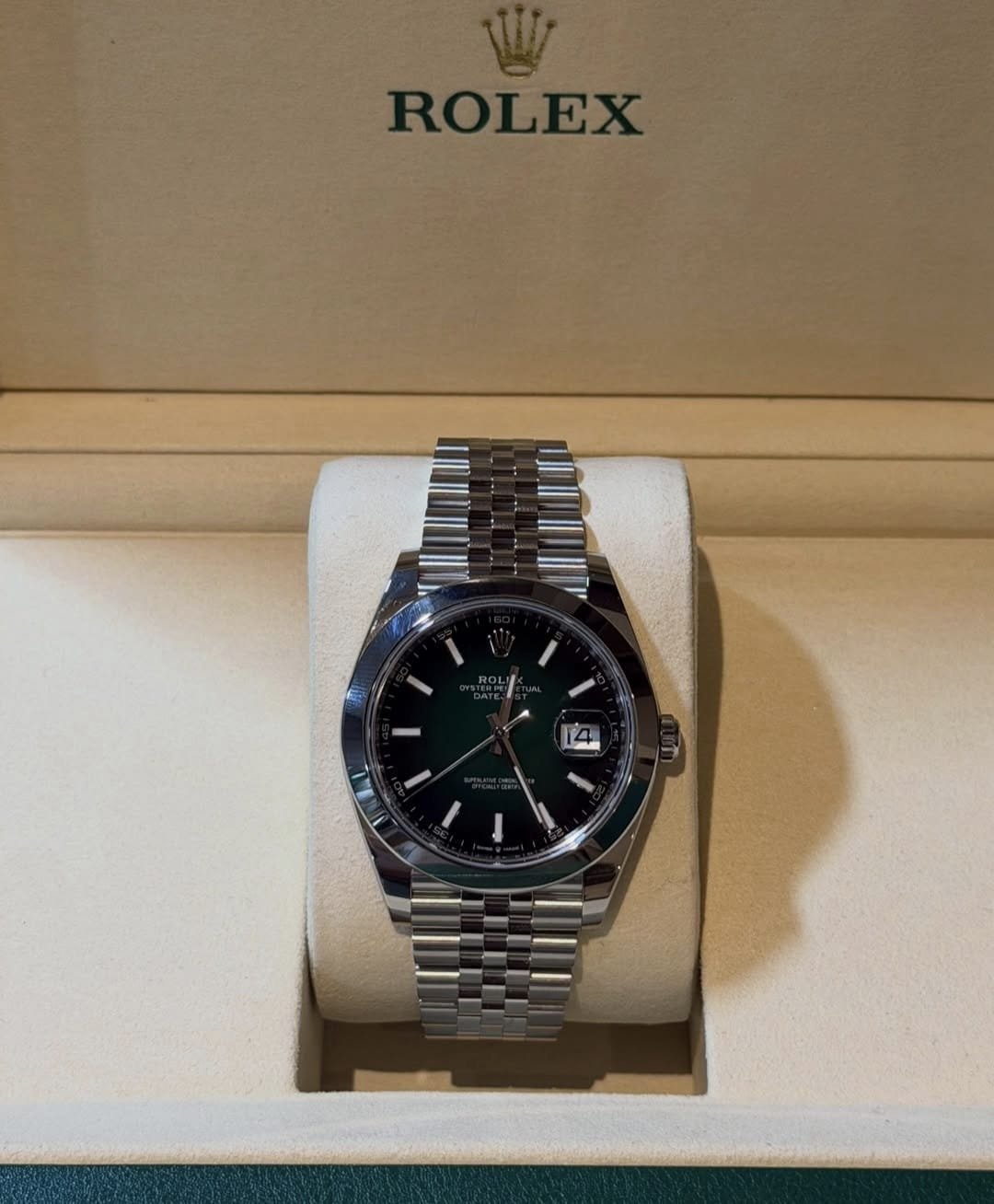 Rolex Datejust · Grün – Ansicht 1
